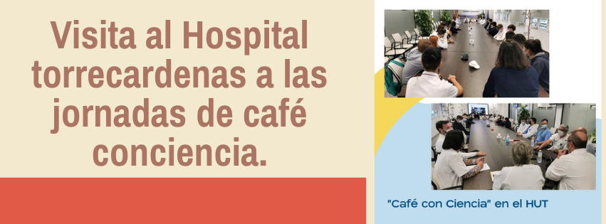 Visita de los alumnos y alumnas de 4ºESO al Hospital Torrecardenas a las Jornadas de Café Conciencia organizada por FIBAO.
